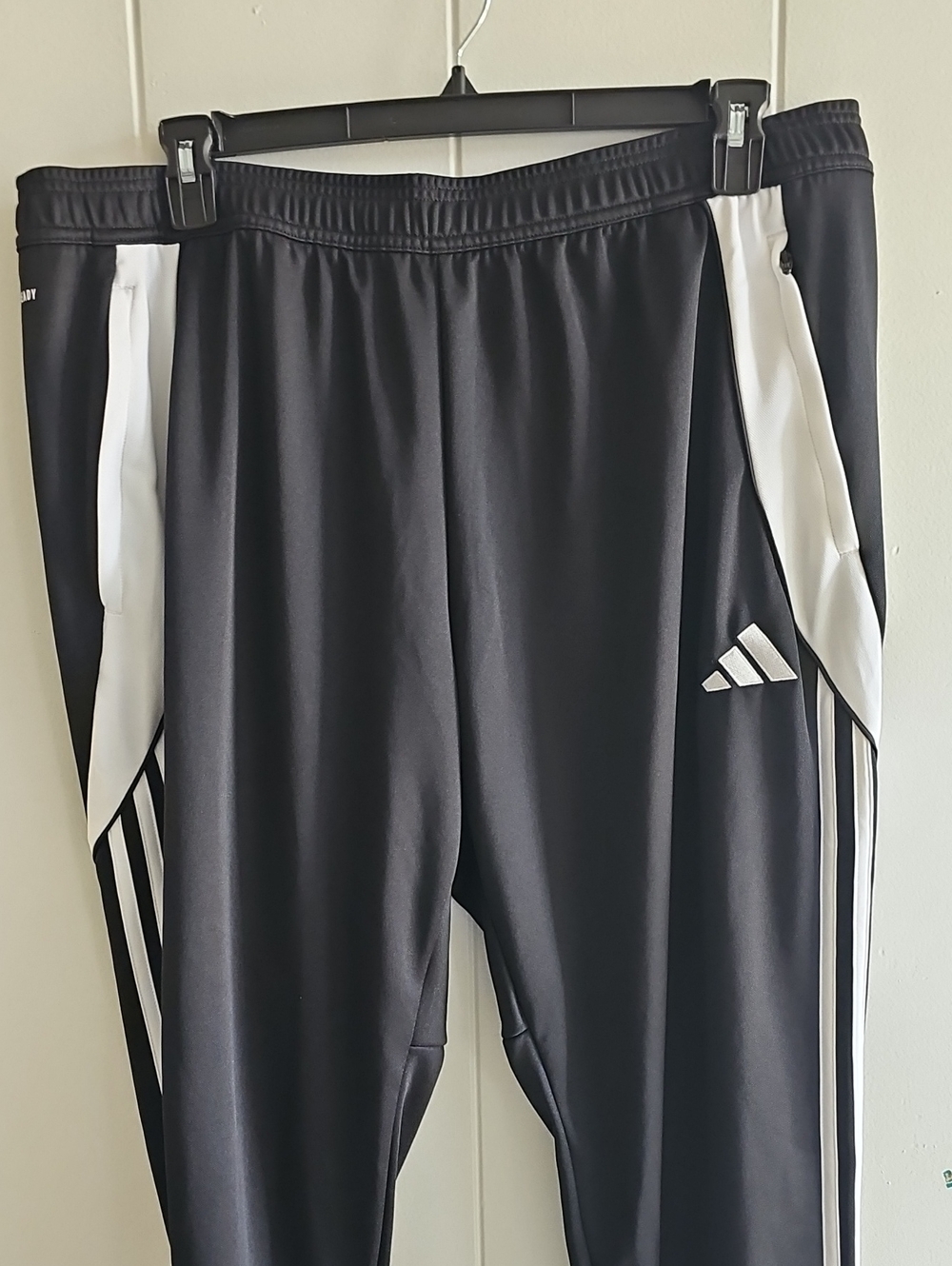 Mens Adidas Black and White  Athletic Joggers Size 2XL